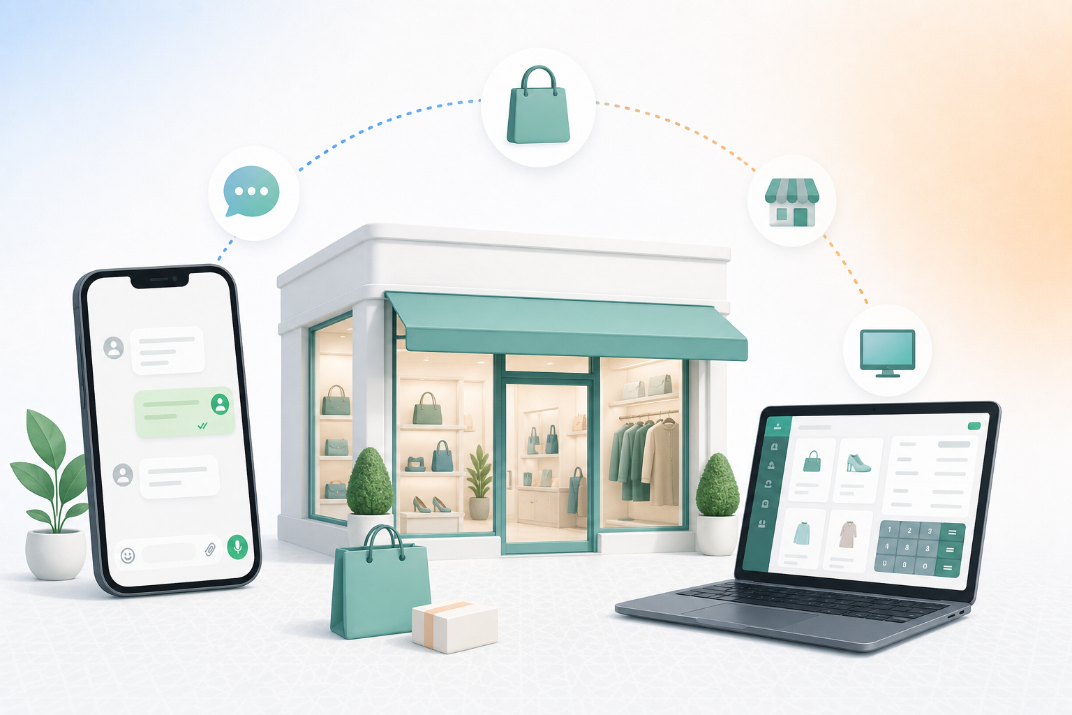 Expérience client retail omnicanale combinant magasin et digital